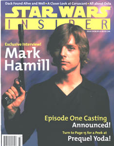 Mark on the cover of Star Wars Insider