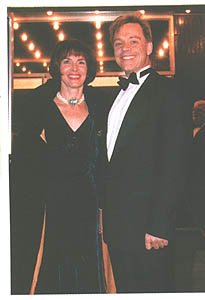 Mark with wife Marilou at the 1997 London Premiere of the Star Wars Special Edition